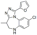 CAS#: 54028-86-3, 9-Chloro-1-(2-Furyl)-5,6-Dihydro-4-Methyl-4H-[1,2,4]Triazolo[4,3-a][1,5]Benzodiazepine