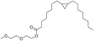 CAS 登录号：54050-62-3， 2-辛基环丙烷辛酸 2-(2-甲氧基乙氧基)乙基酯