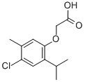 CAS 登录号：5411-11-0， (4-氯-2-异丙基-5-甲基-苯氧基)-乙酸