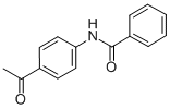 CAS 登录号：5411-13-2， N-(4-乙酰基苯基)苯甲酰胺