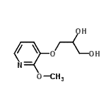 CAS 登录号：54126-71-5， 3-[(2-甲氧基-3-吡啶基)氧基]-1,2-丙烷二醇