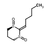 CAS#: 541509-37-9, (1R,3R)-2-Pentylidene-1,3-Dithiane 1,3-Dioxide