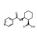 CAS 登录号：541524-09-8， (1R,2S)-2-(异烟酰氨基)环己烷羧酸