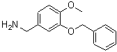 CAS 登录号：54170-11-5， 1-[3-(苄氧基)-4-甲氧基苯基]甲胺