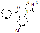 CAS 登录号：54196-61-1， 2'',5-二氯-2-(3-甲基-4H-1,2,4-三唑-4-基)二苯甲酮
