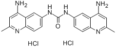 CAS#: 5424-37-3, 1,3-Bis(4-Amino-2-Methyl-6-Quinolyl)Urea Dihydrochloride