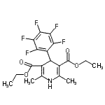 CAS#: 54280-71-6, Diethyl 2,6-Dimethyl-4-(Pentafluorophenyl)-1,4-Dihydro-3,5-Pyridinedicarboxylate