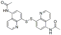 CAS 登录号：5429-79-8， N-[8-(5-乙酰氨基喹啉-8-基)二硫基喹啉-5-基]乙酰胺