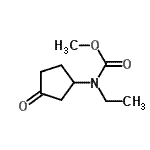 CAS 登录号：543911-28-0， 甲基乙基(3-氧代环戊基)氨基甲酸酯