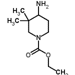 CAS#: 544443-46-1, Ethyl 4-Amino-3,3-Dimethyl-1-Piperidinecarboxylate