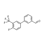 CAS#: 544474-55-7, 4'-Fluoro-3'-(Trifluoromethyl)-3-Biphenylcarbaldehyde