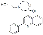 CAS 登录号：5445-70-5， 4-(2-羟基乙基)-2-(2-苯基喹啉-4-基)吗啉-2-醇