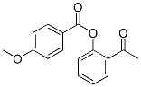 CAS 登录号：5445-86-3， 2-乙酰基苯基对茴香酸酯