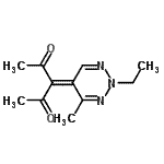 CAS#: 545369-40-2, 3-(2-Ethyl-4-Methyl-1,2,3-Triazin-5(2H)-Ylidene)-2,4-Pentanedione