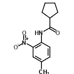 CAS 登录号：545437-49-8， N-(4-甲基-2-硝基苯基)环戊烷甲酰胺