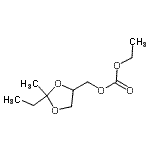 CAS#: 545517-68-8, Ethyl (2-Ethyl-2-Methyl-1,3-Dioxolan-4-Yl)Methyl Carbonate