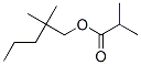 CAS#: 5458-25-3, 2,2-Dimethylpentyl 2-Methylpropanoate