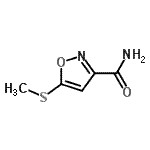 CAS#: 54593-30-5, 5-(Methylsulfanyl)-1,2-Oxazole-3-Carboxamide