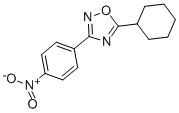 CAS#: 54608-93-4, 5-Cyclohexyl-3-(4-Nitrophenyl)-1,2,4-Oxadiazole