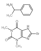 CAS#: 5463-53-6, 8-Bromo-1,3-Dimethyl-7H-Purine-2,6-Dione, 1-Phenylethanamine