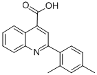 CAS 登录号：5466-33-1， 2-(2,4-二甲基苯基)喹啉-4-羧酸