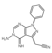 CAS#: 5466-72-8, 2-(4-Amino-5-Imino-9-Phenyl-2,4,8,9-Tetrazabicyclo[4.3.0]Nona-2,7,10-Trien-7-Yl)Acetonitrile