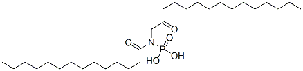 CAS#: 54672-40-1, Dimyristic acid, 1-(((hydroxymethoxyphosphinyl)oxy)methyl)-1,2-ethanediyl ester
