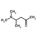 CAS 登录号：54695-12-4， 4-(二甲基氨基)-2-戊酮
