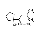 CAS 登录号：547740-12-5， 1-[(1S)-3-甲基-1-(甲基氨基)丁基]环戊醇