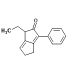 CAS 登录号：547766-44-9， 1-乙基-3-苯基-4,5-二氢-2(1H)-二并环戊烯酮