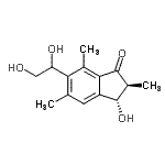 CAS#: 54797-09-0, (2S,3S)-6-(1,2-Dihydroxyethyl)-3-Hydroxy-2,5,7-Trimethyl-1-Indanone