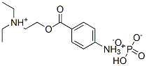 CAS 登录号：54812-66-7， 4-[[2-(二乙基铵基)乙氧基]羰基]苯铵磷酸盐