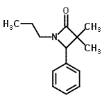 CAS#: 54833-09-9, 3,3-Dimethyl-4-Phenyl-1-Propyl-2-Azetidinone