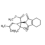 CAS#: 548460-64-6, Methyl (1R,3S)-1-(1,3-Dioxo-1,3,4,5,6,7-Hexahydro-2H-Isoindol-2-Yl)-2,2-Dimethyl-3-(2-Methyl-1-Propen-1-Yl)Cyclopropanecarboxylate