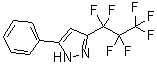 CAS 登录号：54864-78-7， 3-(七氟-1-丙基)-5-苯基吡唑