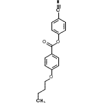 CAS 登录号：54887-92-2， 4-氰基苯基4-丁氧基苯甲酸酯