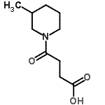 CAS#: 549477-63-6, 4-(3-Methyl-1-Piperidinyl)-4-Oxobutanoic Acid