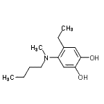 CAS#: 549548-19-8, 4-[Butyl(Methyl)Amino]-5-Ethyl-1,2-Benzenediol