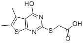 CAS#: 54968-60-4, 2-[(1,4-Dihydro-5,6-Dimethyl-4-Oxothieno[2,3-d]Pyrimidin-2-Yl)Thio]-Acetic Acid
