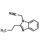 CAS 登录号：54980-89-1， (2-丙基-1H-苯并咪唑-1-基)乙腈