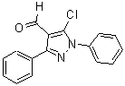 CAS#: 5499-67-2, 5-Chloro-1,3-Diphenyl-1H-Pyrazole-4-Carbaldehyde