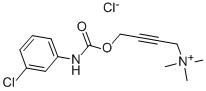 CAS#: 55-45-8, 4-(N-[3-Chlorophenyl]-Carbamoyloxy)-2-Butynyltrimethylammonium Chloride