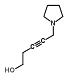 CAS 登录号：550302-87-9， 5-(1-吡咯烷基)-3-戊炔-1-醇