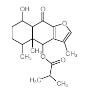 CAS#: 55050-48-1, 2-Methylpropanoic Acid [(4S)-4,4a,5,6,7,8,8aalpha,9-Octahydro-8alpha-Hydroxy-3,4abeta,5-Trimethyl-9-Oxonaphtho[2,3-b]Furan-4beta-Yl] Ester