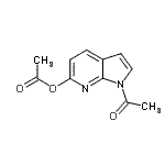 CAS 登录号：55052-25-0， 1-乙酰基-1H-吡咯并[2,3-b]吡啶-6-基乙酸酯