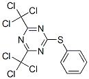 CAS 登录号：5516-47-2， 2-(苯硫基)-4,6-二(三氯甲基)-1,3,5-三嗪