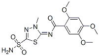 CAS#: 55217-93-1, N-(4,5-Dihydro-4-Methyl-2-Sulfamoyl-1,3,4-Thiadiazol-5-Ylidene)-2,4,5-Trimethoxybenzamide
