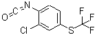 CAS#: 55225-89-3, 2-Chloro-1-Isocyanato-4-Trifluoromethylsulfanyl-Benzene