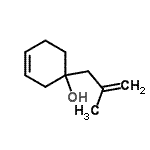 CAS 登录号：552283-63-3， 1-(2-甲基-2-丙烯-1-基)-3-环己烯-1-醇