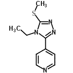 CAS#: 552815-84-6, 4-[4-Ethyl-5-(Methylsulfanyl)-4H-1,2,4-Triazol-3-Yl]Pyridine